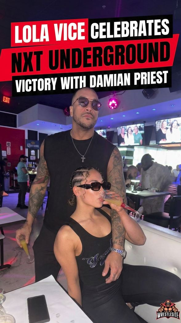 Lola Vice Celebrates NXT Underground Victory With Damian Priest