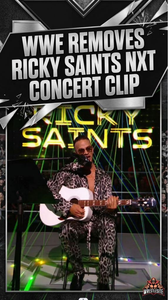 WWE Removes Ricky Saints NXT Concert Clip After Online Backlash