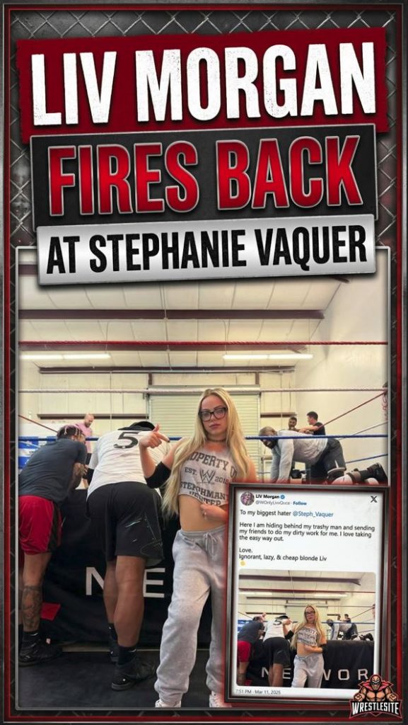 Liv Morgan Fires Back at Stephanie Vaquer Ahead of WrestleMania Clash