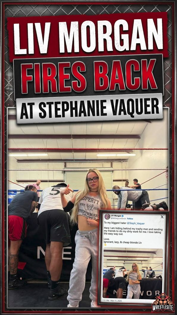 Liv Morgan Fires Back at Stephanie Vaquer Ahead of WrestleMania Clash