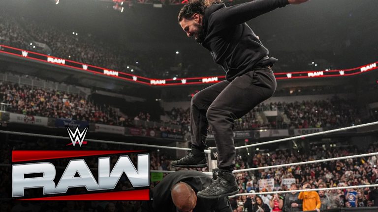 Seth Rollins Levels Paul Heyman With Chair Shot and Stomp on WWE RAW