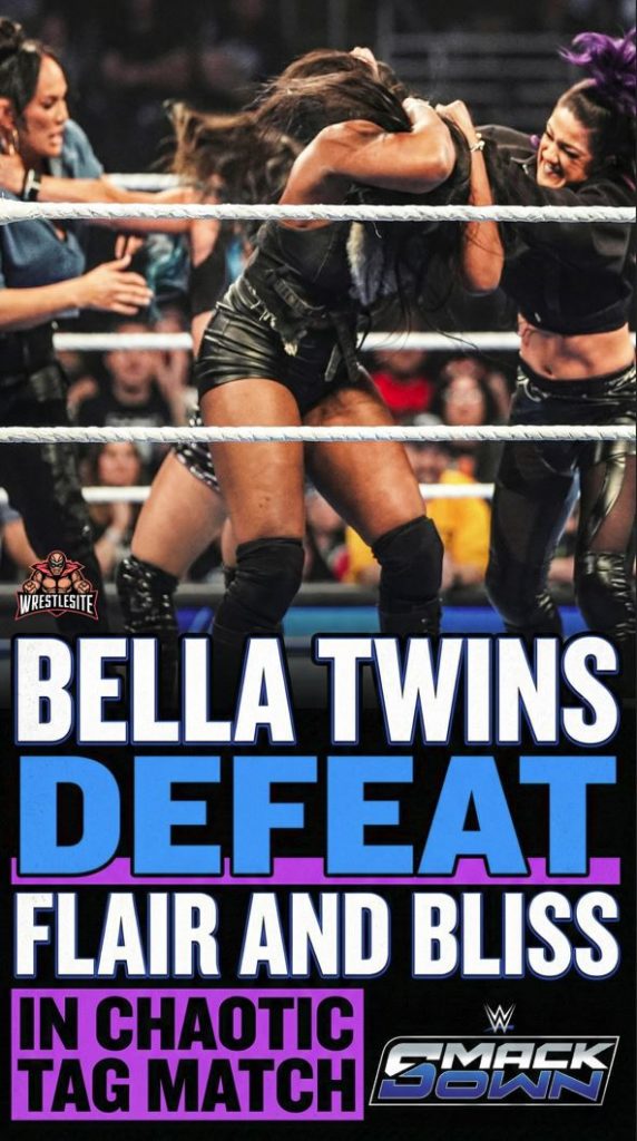 Bella Twins Defeat Flair and Bliss in Chaotic Tag Match