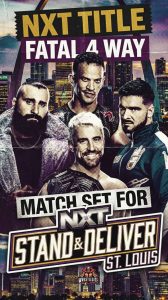 NXT Title Fatal 4 Way Match Set for Stand and Deliver