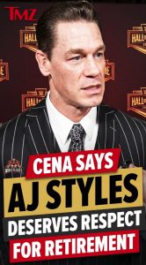 Cena Says AJ Styles Deserves Respect For Retirement