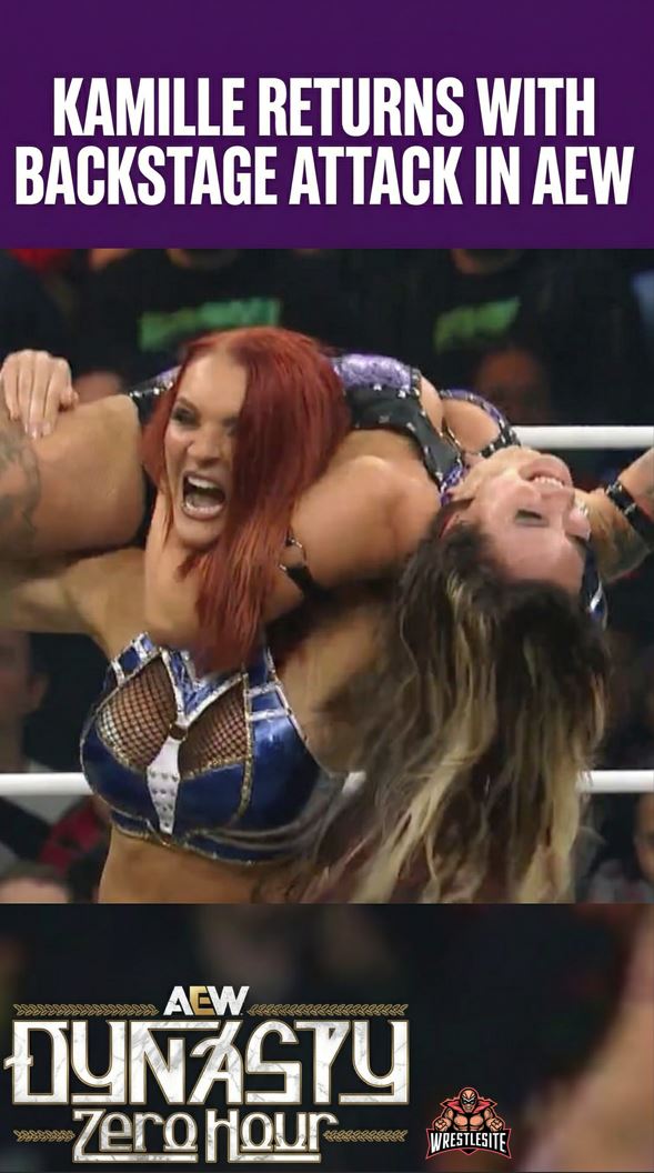 Kamille Returns With Backstage Attack In AEW