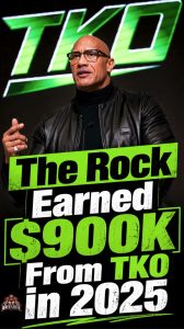 The Rock Earned $900K From TKO in 2025