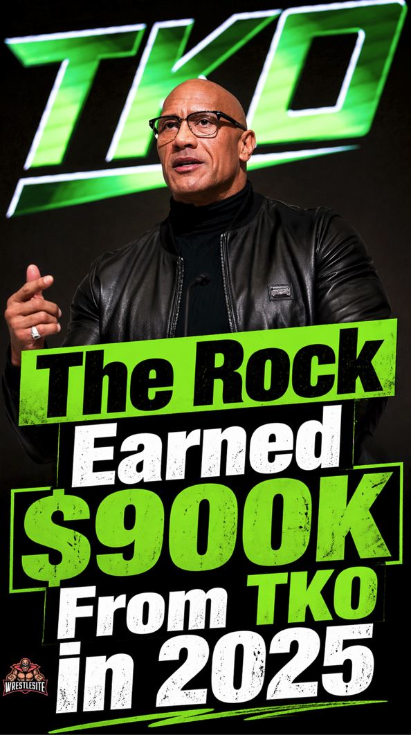 The Rock Earned $900K From TKO in 2025