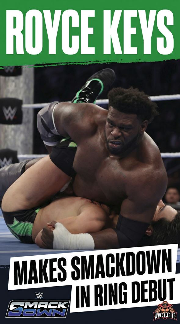 Royce Keys Makes SmackDown In Ring Debut