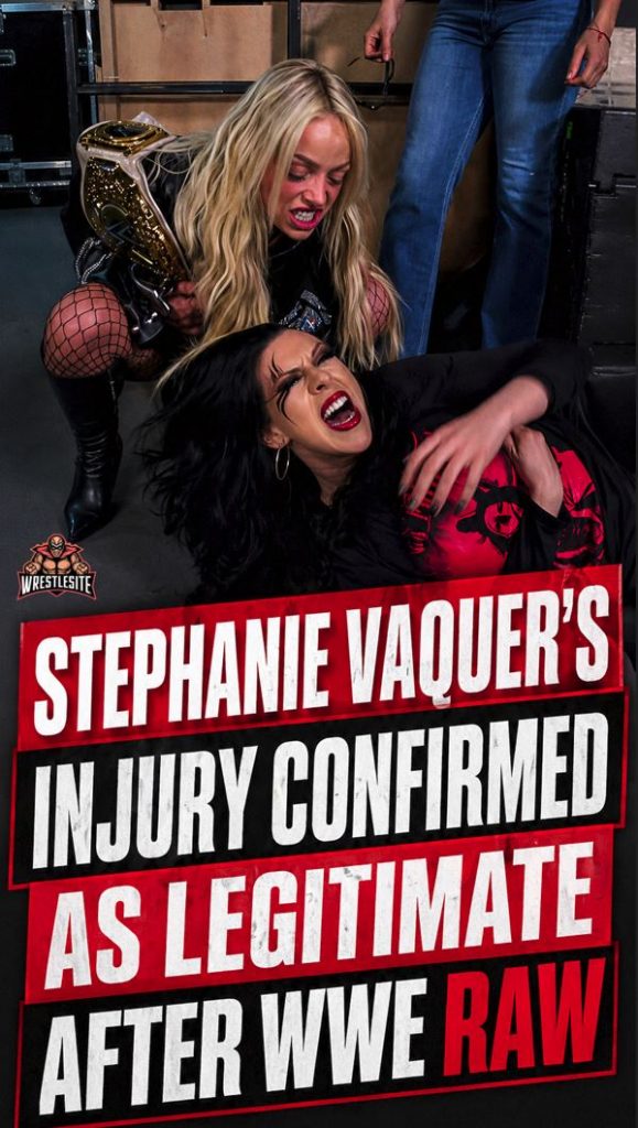 Stephanie Vaquer’s injury confirmed as legitimate after WWE Raw