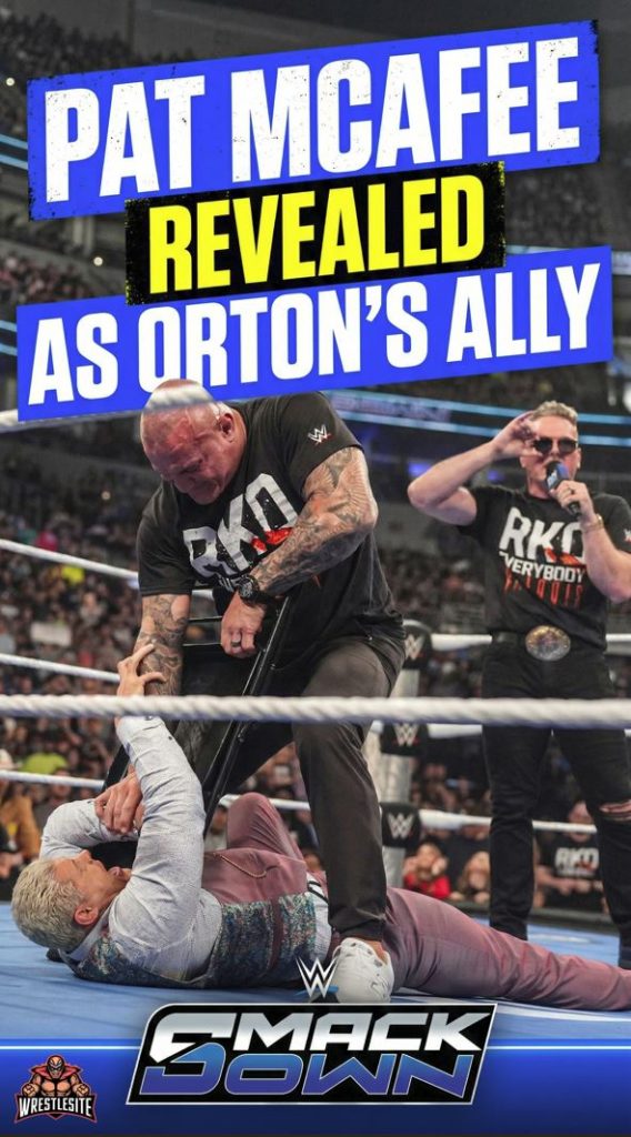 Pat McAfee Revealed as Orton’s Ally