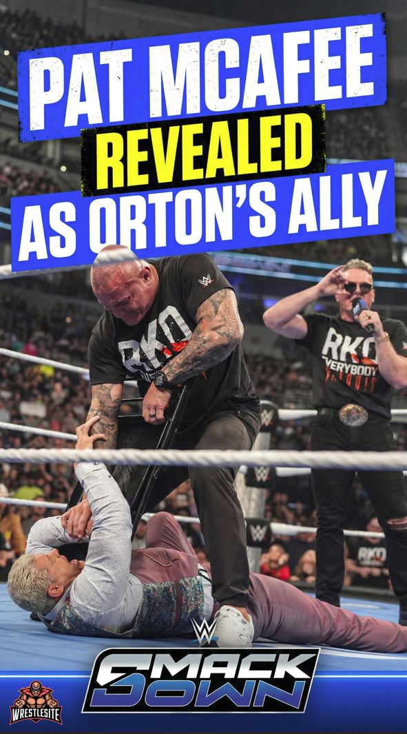 Pat McAfee Revealed as Orton’s Ally
