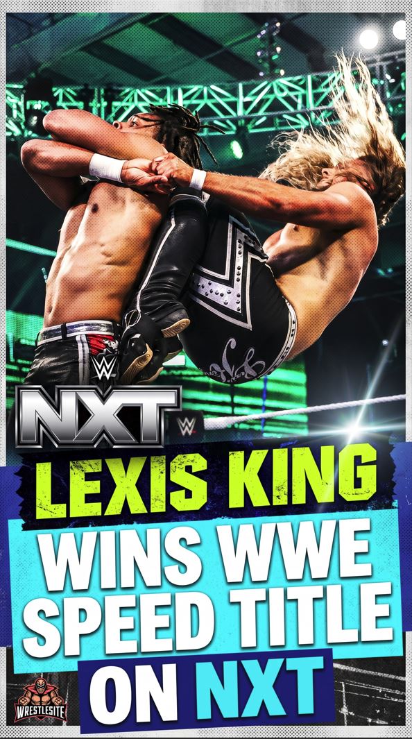 Lexis King Wins WWE Speed Title on NXT