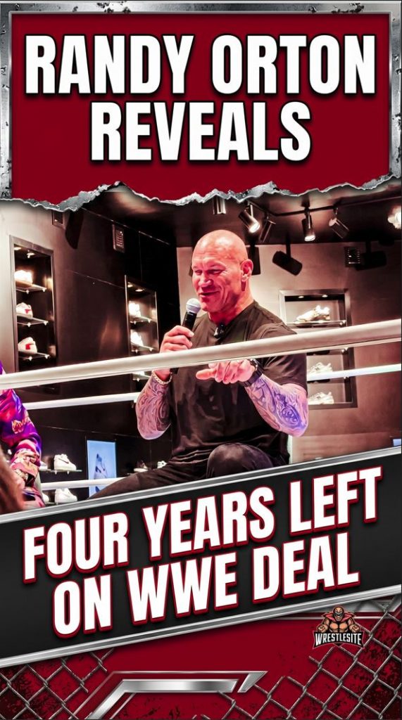 Randy Orton Reveals Four Years Left on WWE Deal