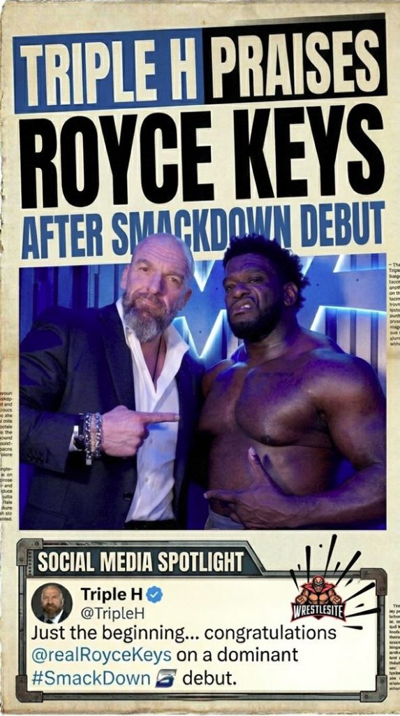Triple H Praises Royce Keys After SmackDown Debut