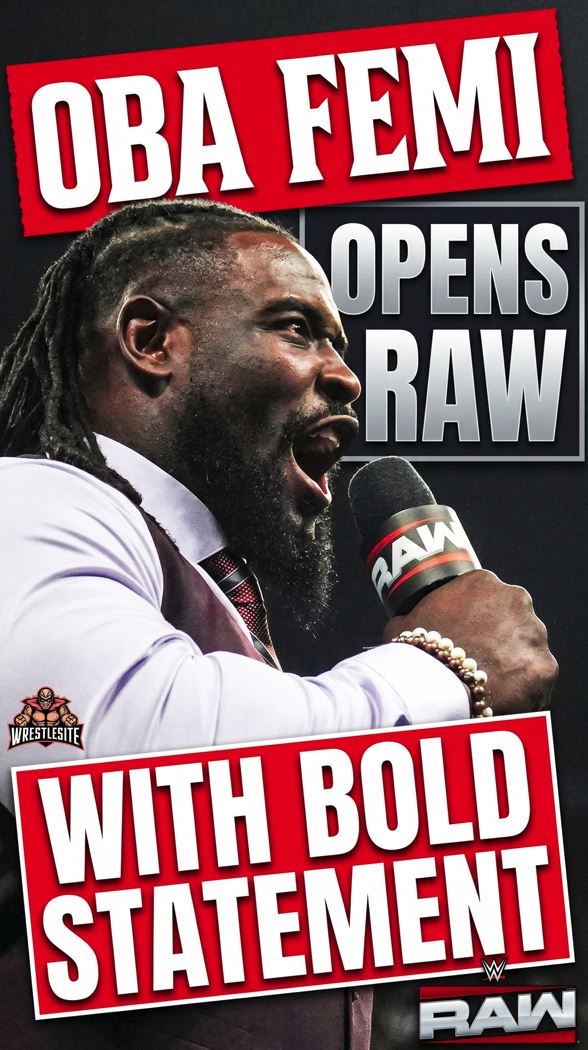 Oba Femi Opens RAW With Bold Statement