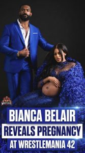 Bianca Belair Reveals Pregnancy at WrestleMania 42