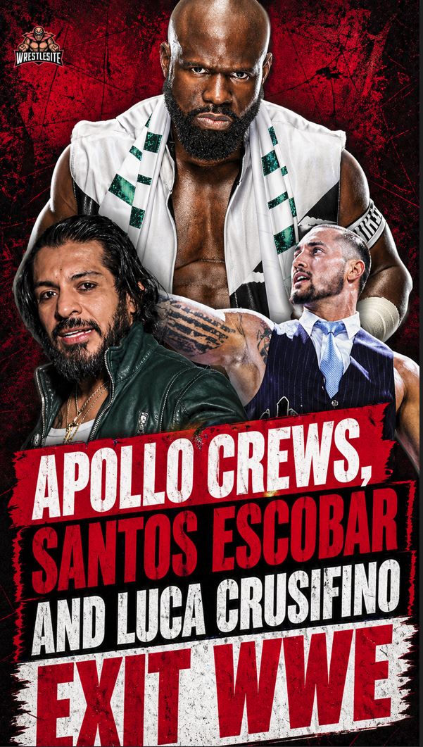 Apollo Crews, Santos Escobar And Luca Crusifino Exit WWE