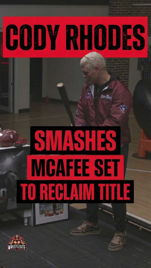 Cody Rhodes Smashes McAfee Set To Reclaim Title