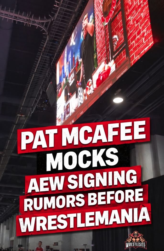 Pat McAfee Mocks AEW Signing Rumors Before WrestleMania