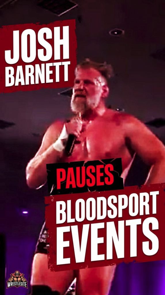 Josh Barnett Pauses Bloodsport Events