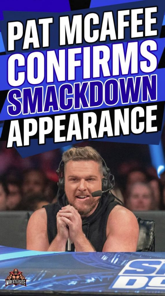Pat McAfee Confirms SmackDown Appearance