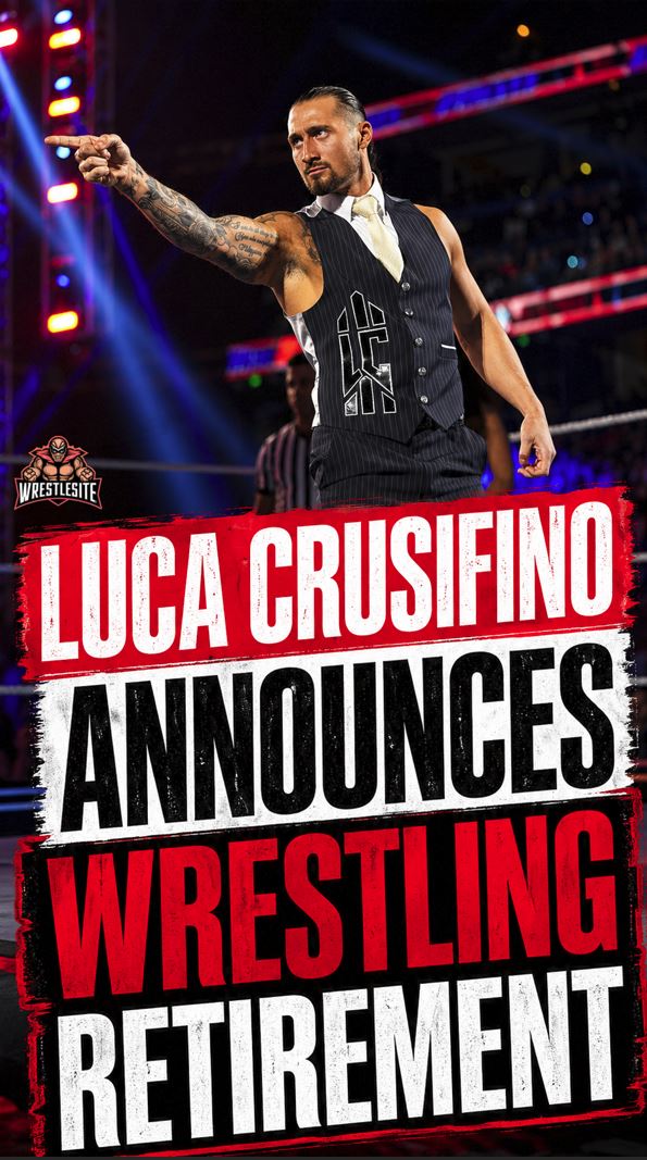 Luca Crusifino Announces Wrestling Retirement