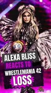 Alexa Bliss Reacts to WrestleMania 42 Loss