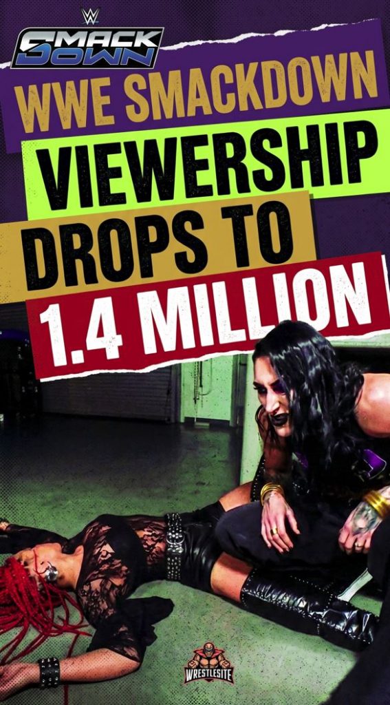 WWE SmackDown Viewership Drops To 1.4 Million