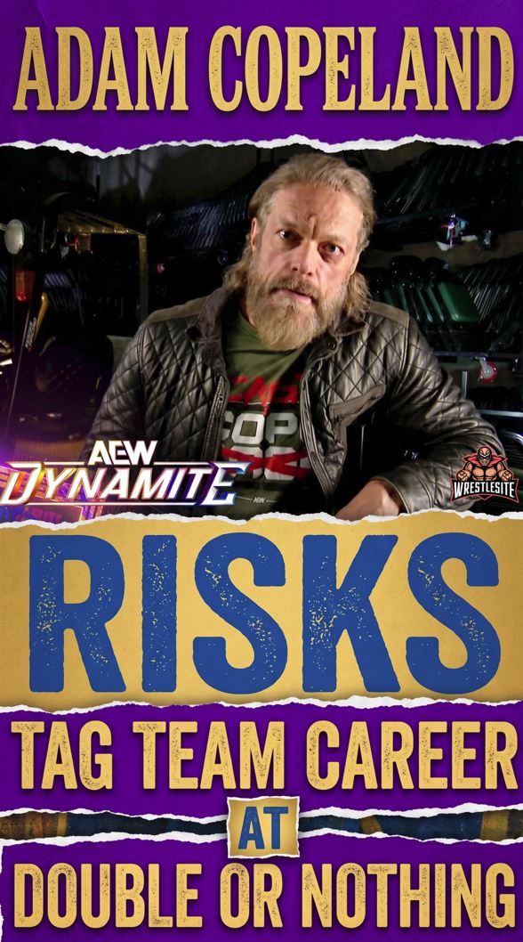 Adam Copeland Risks Tag Team Career at Double Or Nothing