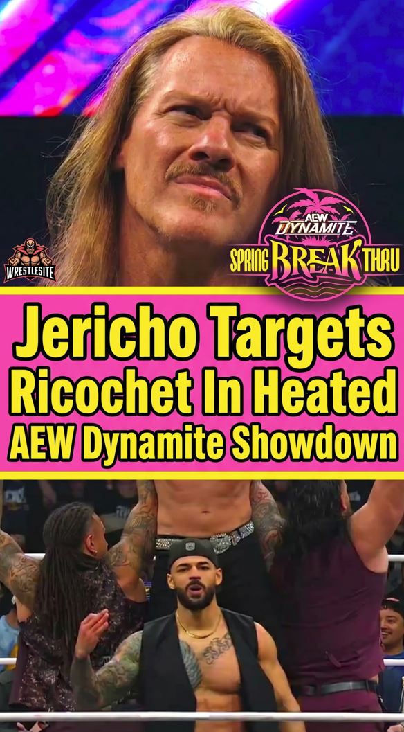Jericho Targets Ricochet In Heated AEW Dynamite Showdown