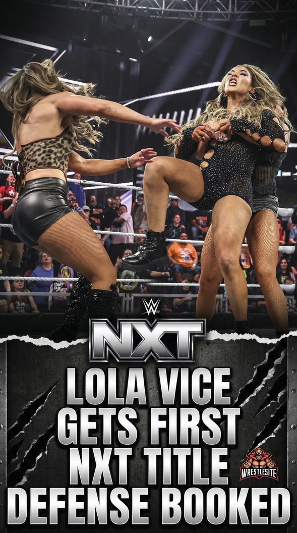 Lola Vice Gets First NXT Title Defense Booked