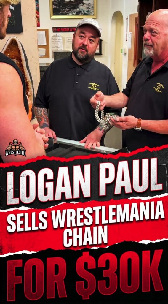 Logan Paul Sells WrestleMania Chain for $30K