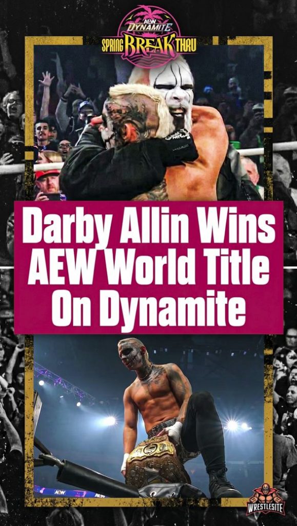 Darby Allin Wins AEW World Title On Dynamite