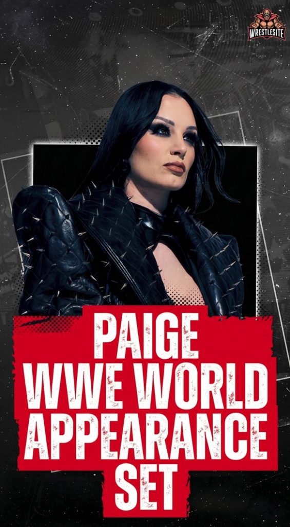 Paige WWE World Appearance Set