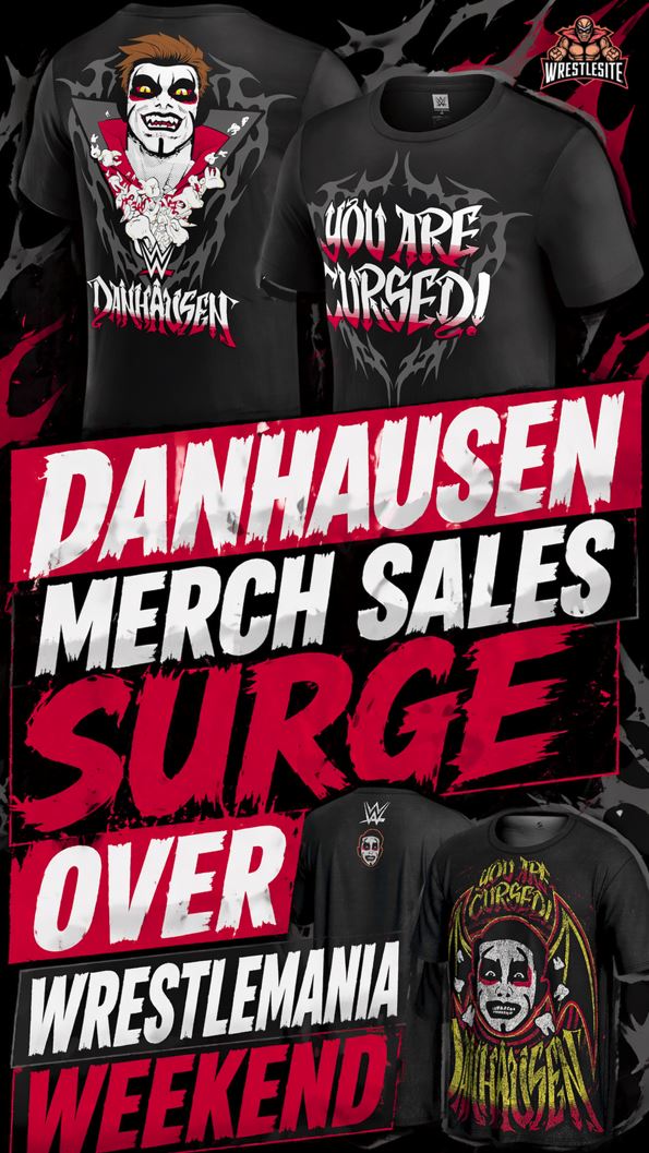 Danhausen Merch Sales Surge Over WrestleMania Weekend