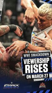 WWE SmackDown Viewership Rises on March 27