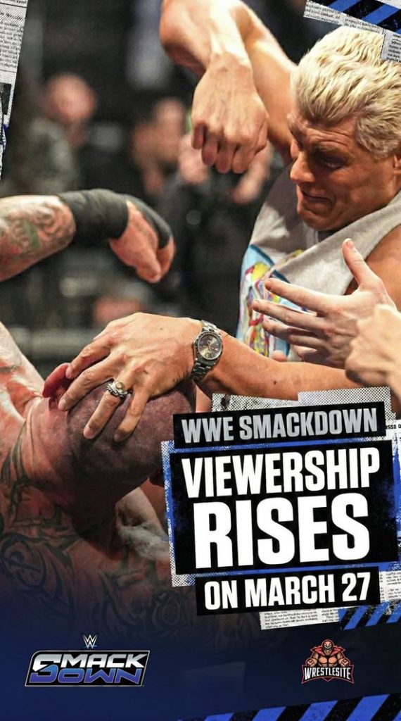 WWE SmackDown Viewership Rises on March 27