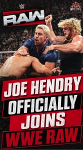 Joe Hendry Officially Joins WWE RAW