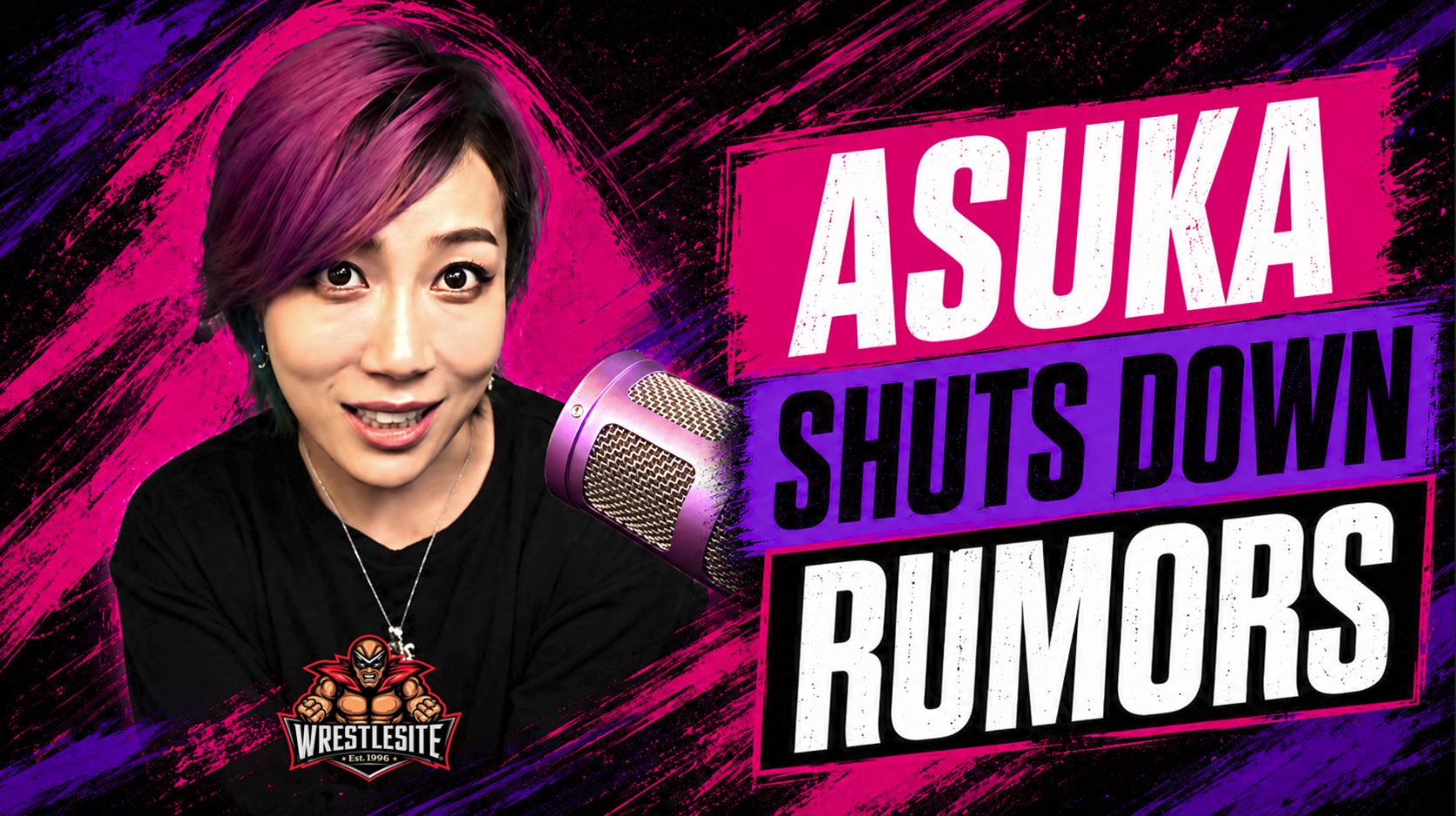 Asuka waves to fans after her emotional WWE Backlash match with IYO SKY amid retirement rumors
