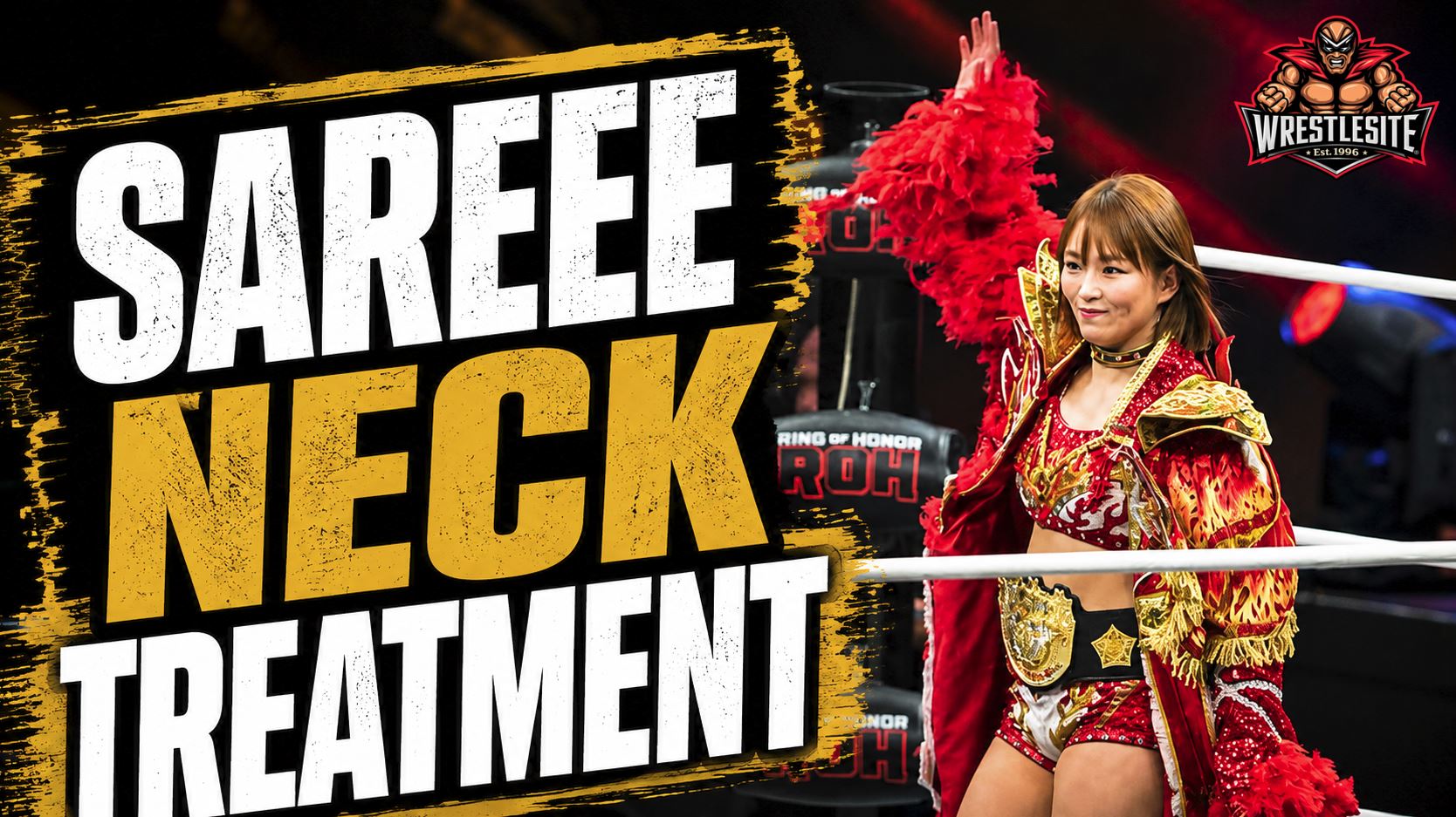 Sareee Taking One Month Away For Neck Treatment 5 Sareee competes in Japan before announcing one-month wrestling absence for neck treatment and recovery.
