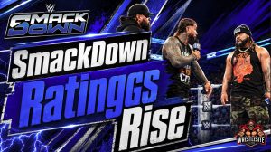 WWE SmackDown ratings report showing May 8 USA Network viewership increase and key demo performance.