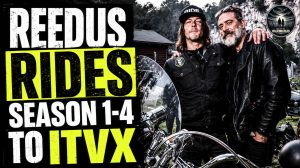 Norman Reedus rides a motorcycle during AMC travel series Ride with Norman Reedus, now heading to ITVX