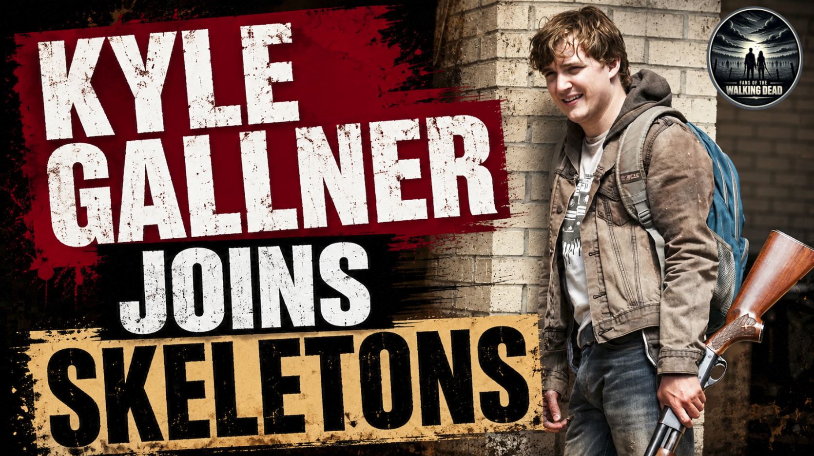 Kyle Gallner, The Walking Dead, Skeletons, J.J. Abrams, Brie Larson, Sony Pictures, Horror Movies