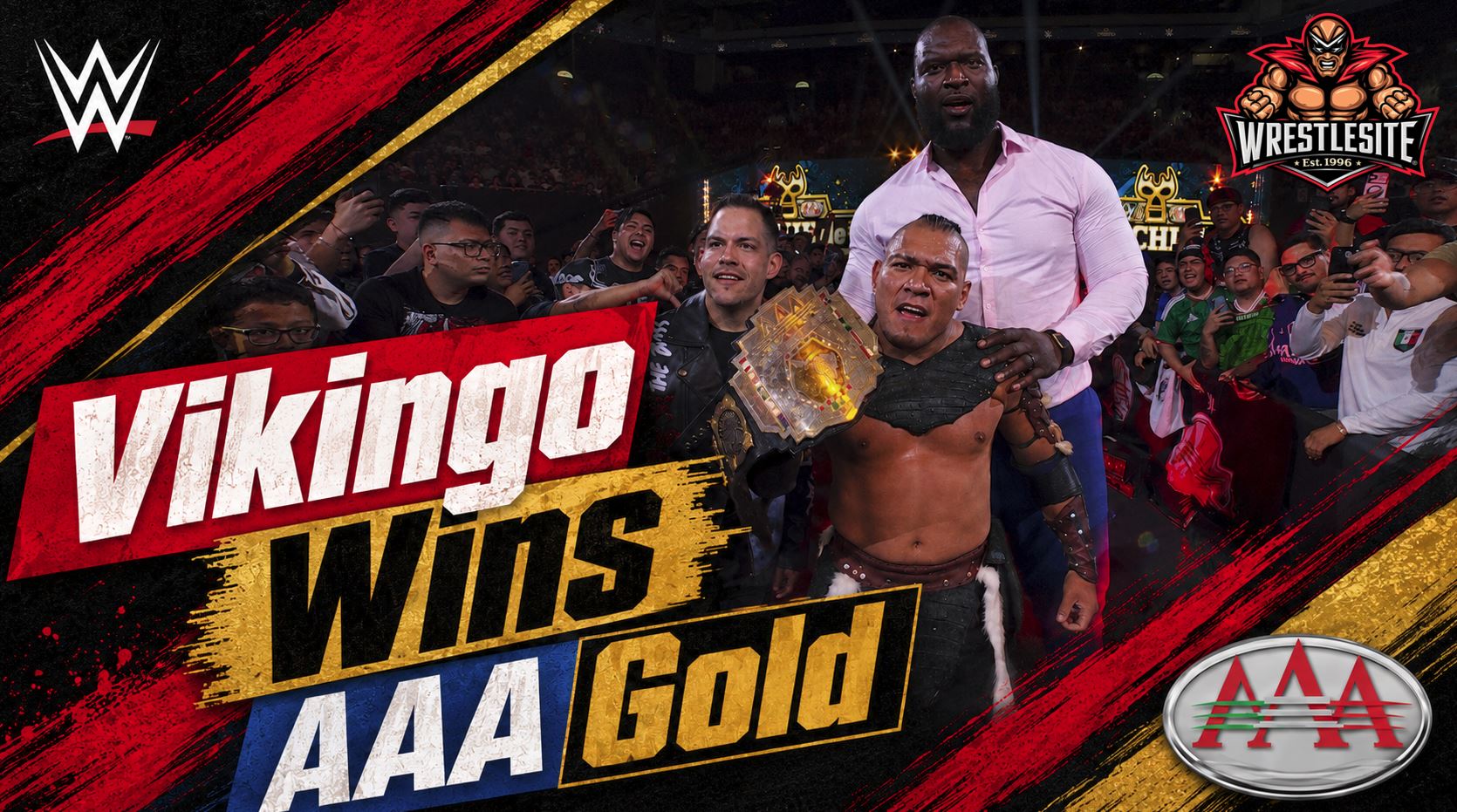 El Hijo del Vikingo wins the AAA Latin American Championship after hitting a 630 splash.