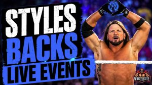 AJ Styles Supports WWE Live Events