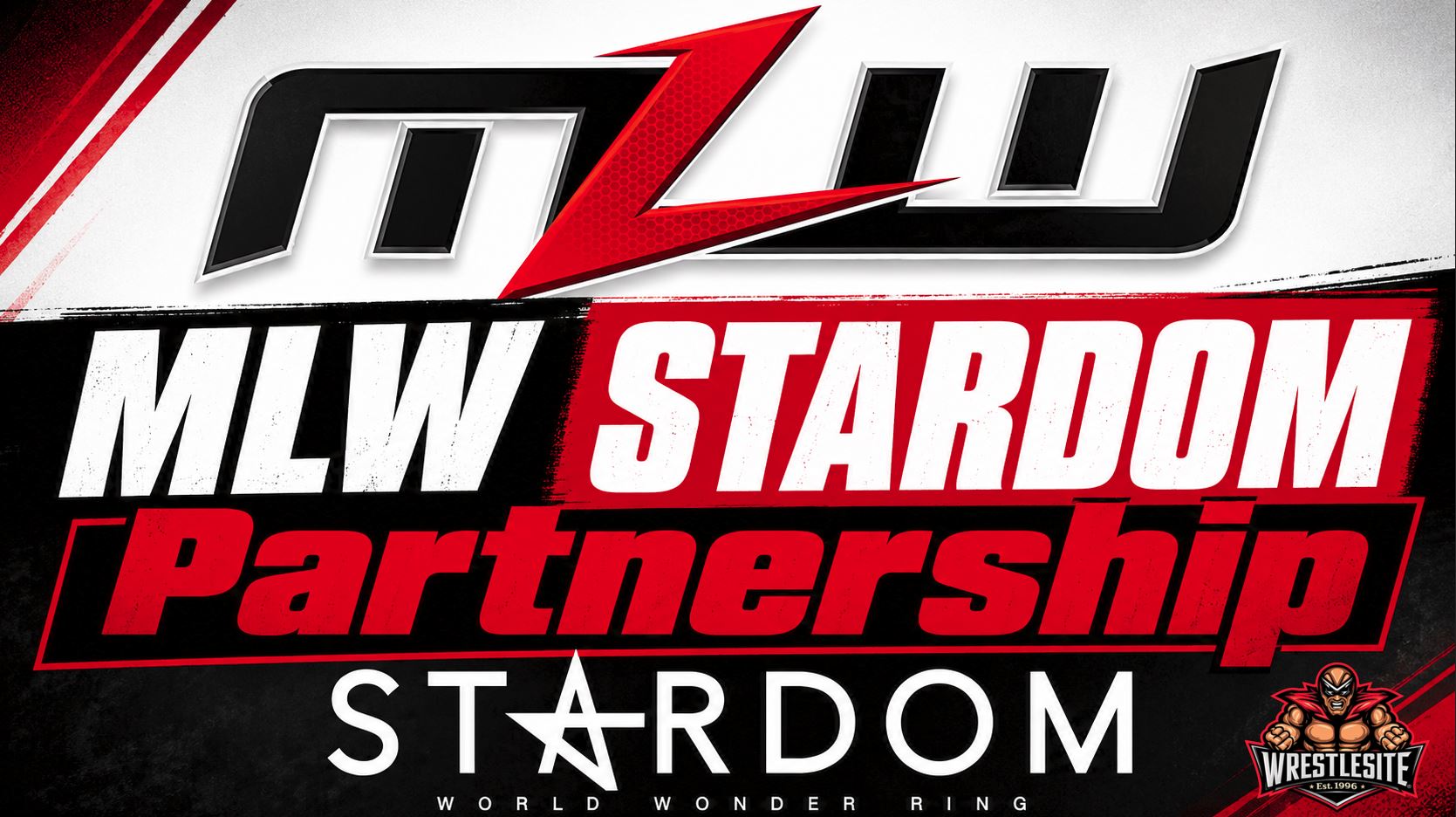 MLW And STARDOM Form Partnership 5 MLW and STARDOM logos appear together as both wrestling promotions announce a new strategic partnership