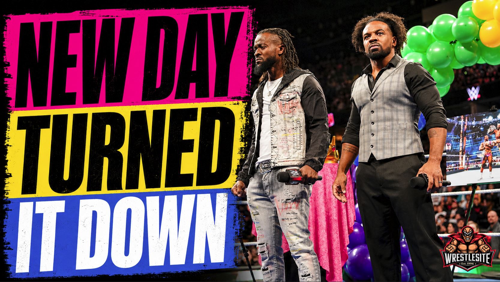 The New Day, Kofi Kingston, Xavier Woods, WWE, TKO, AEW, Young Bucks