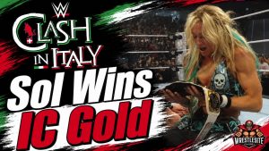 Sol Ruca Wins Women’s IC Title 19 🔥 #SolRuca shocks #BeckyLynch to win the #WWE Women’s IC Title Sol Ruca finally proved herself in Italy by taking the Women’s Intercontinental Championship from Becky Lynch.