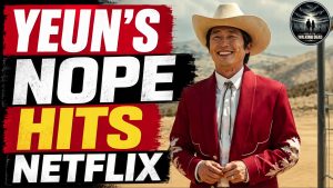 Steven Yeun appears as Ricky “Jupe” Park in Jordan Peele’s Nope, streaming on Netflix in May 2026