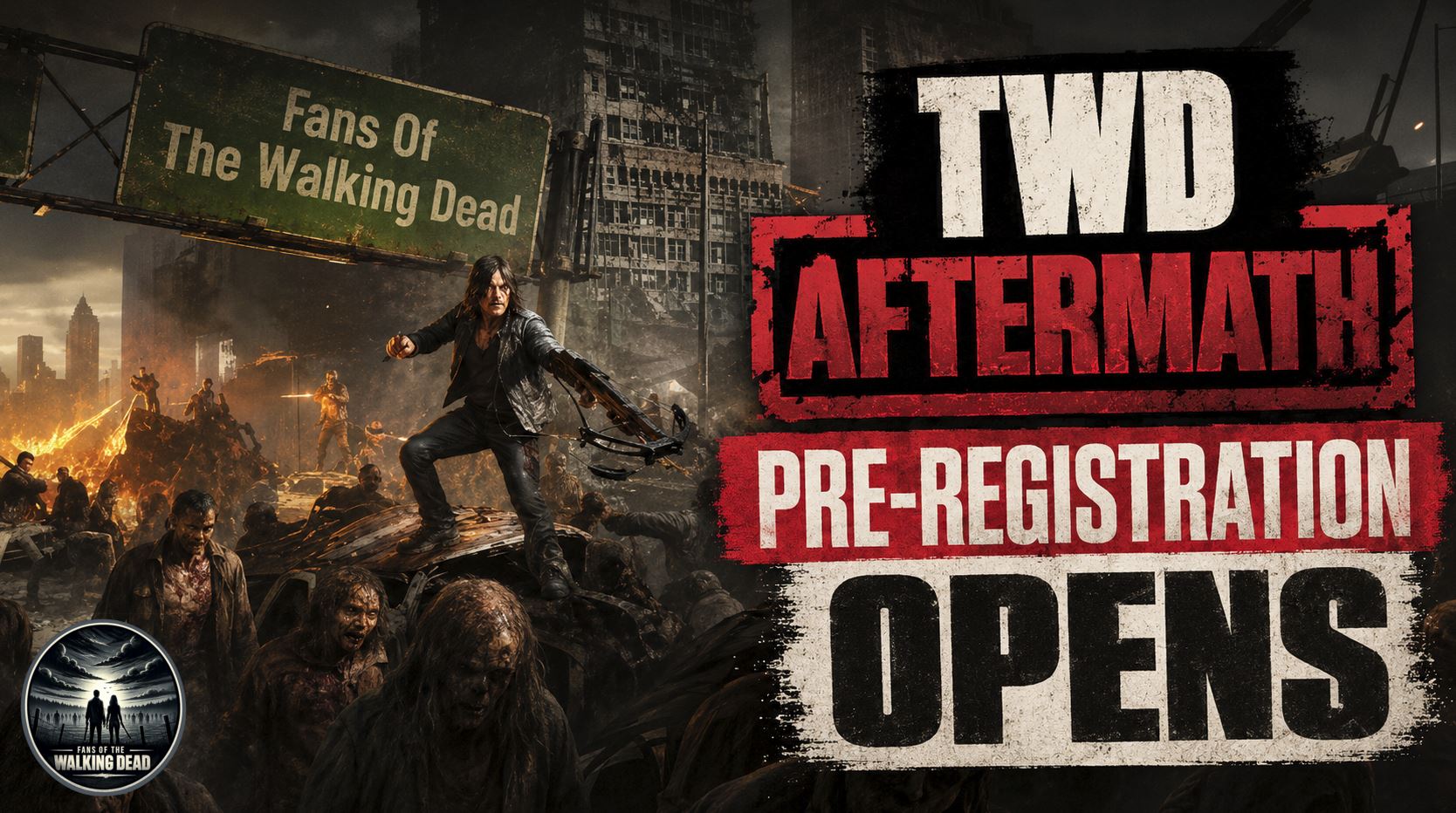 The Walking Dead: Aftermath Pre-Registration Opens 5 Rick Grimes and Daryl Dixon battle walkers in The Walking Dead Aftermath mobile survival game